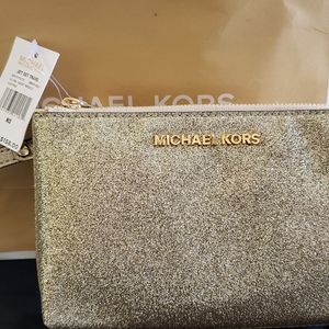 Michael Kors large dbl wristlet